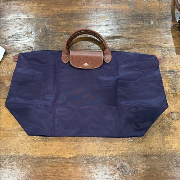 Longchamp Le Pliage travel tote in Plum - Picture 1 of 12